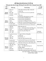 Giáo án lớp 3 tuần 26 lớp 2 buổi/ngày