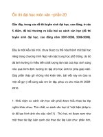 Ôn thi đại học môn văn – Kiểu bài so sánh văn học pptx