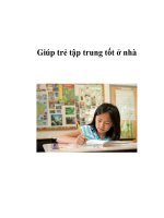 Giúp trẻ tập trung tốt ở nhà potx
