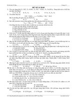 Đề thi thử Hoá số 21/2010