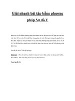 Giải nhanh bài tập bằng phương pháp Sơ đồ V docx