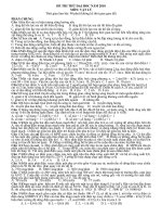 ĐỀ THI THỬ ĐH LÝ 2010 SỐ 20