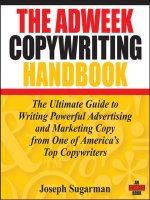 adweek copywriting handbook - the ultimate guide to writing power