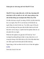 Khám phá các tính năng mới trên MacOS X Lion docx