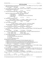 Đề thi thử Hoá số 16/2010