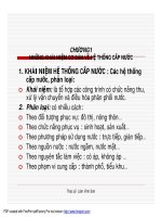 Xử lý nước cấp- chương 1 ppsx