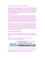 Chuẩn đoán và tìm lỗi trong Windows 7 (phần 1) pps