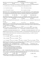 ĐỀ THI THỬ MÔN VẬT LÝ 2011 - ĐỀ SỐ 2 docx