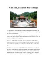 Côn Sơn, danh sơn huyền thoại pdf