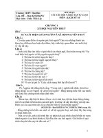 Tuyển tập các câu hỏi Sử 10