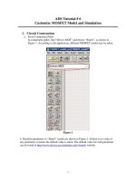 ADS Tutorial # 6 Customize MOSFET Model and Simulation ppt