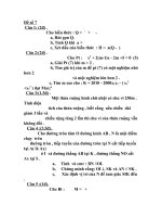 ĐỀ TOÁN ÔN TẬP THI TUYỂN VÀO THPT 2009-2010 (ĐẾ 21)