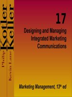 Designing and Managing Integrated Marketing Communications doc