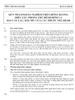 Quy phạm khảo nghiệm trên đồng ruộng hiệu lực phòng trừ bệnh đốm lá hại đậu đỗ của các thuốc trừ bệnh