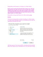 Hướng dẫn tạo ảnh Panoramic với Windows Live Photo Gallery ppsx