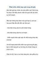 Phát triển chiến lược giá trong 60 giây pdf