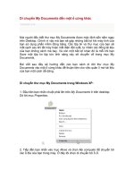 Di chuyển My Documents đến một ổ cứng khác