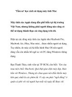 ''''Tầm sư'''' học cách sử dụng máy tính Mac pps