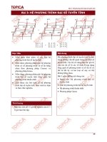 Toán cao cấp 2- Bài 3: Hệ phương trình đại số tuyến tính docx