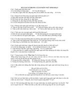 Bài tập trắc nghiệm tự luận 10