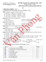 Đề Thi Tin HK2 (khoi 6) 2009 - 2010