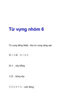 Từ vựng nhóm 6 doc