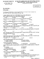 đề thi thử đh 3