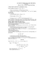 Giải đề thi TNTHPT 2010 môn Toán