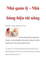 Nhà quản lý - Nhà hùng biện tài năng potx