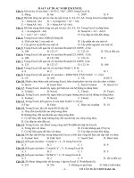 De trac nghiem Excel