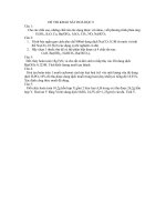 Đề thi khảo sát hóa 9