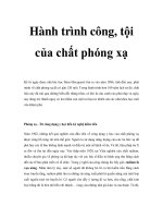 Hành trình công, tội của chất phóng xạ pot