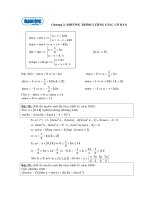 LƯỢNG GIÁC - CHƯƠNG 2 pot