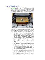 Mẹo bảo dưỡng ắc quy ô tô ppt