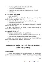 Hồi sức cấp cứu toàn tập - Thông khí nhân tạo với áp lực dương liên tục docx