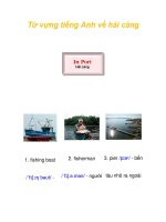 Từ vựng tiếng Anh về hải cảng doc