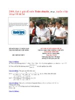 2008_Gợi ý giải đề Toán chuyên_150 ph _tuyển s lớp 10 tại TP.HCM