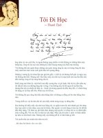TOI ĐI HỌC - THANH TỊNH