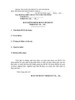 BẢN KIỂM ĐIỂM BCH CHI ĐOÀN pot