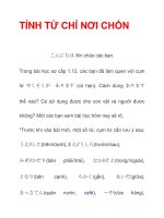TÍNH TỪ CHỈ NƠI CHỐN pdf