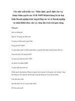 Cho nhà xuất khẩu vay: Thẩm định, quyết định cho vay thuộc thẩm quyền của TGĐ NHPTKhách hàng là các loại hình Doanh nghiệp khác (ngoài Hợp tác xã và Doanh nghiệp tư nhân)Hình thức cho vay từng lần trước khi giao hàng pot