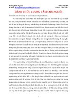 ĐÁNH THỨC LƯƠNG TÂM CON NGƯỜI pps