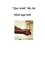 “Quy trình” đẩy lùi bệnh ngạt mũi docx