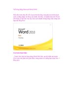 Viết blog bằng Microsoft Word 2010 ppt