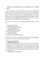 chủ đề ước tính kế toán và ảnh hưởng của nó đến thuế