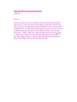 Chú Ếch Bắc Cực trong Photoshop (phần III) pdf