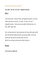 Ôn thi đại học môn văn – Thu điếu, Thu ẩm, Thu Vịnh - Nguyễn Khuyến doc