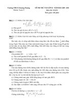 Đề thi thử vào lớp 10 năm 2010 - THCS Chương dương