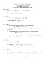 Đề số 19 - Đề tổng hợp luyện thi đại học môn toán chương trình không phân ban docx