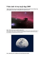 9 bức ảnh vũ trụ tuyệt đẹp 2009